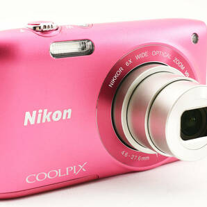 ★美品★ニコン Nikon COOLPIX S3300 ピンク ★コンパクトデジタルカメラ★ L9230 #533の画像4