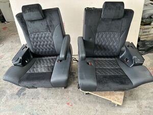 Alphard Vellfire30シリーズ AGH30/35 GGH30/35 Genuine サード　3列目　Seat ハーフレザー Black 2F70961