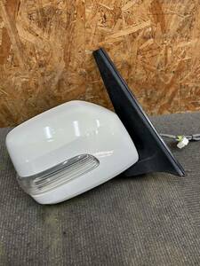  large scratch less! Tanto Custom L350S L360S turn signal attaching door mirror right driver`s seat side mirror 7 pin W16/ pearl hanging weight 70038