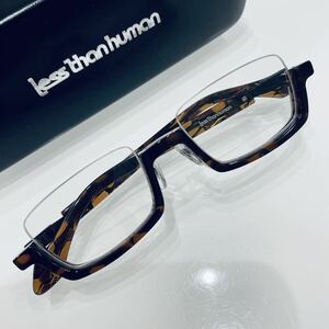 * less The mhi.- man stylish ZRH 9610 reverse half rim glasses made in Japan 