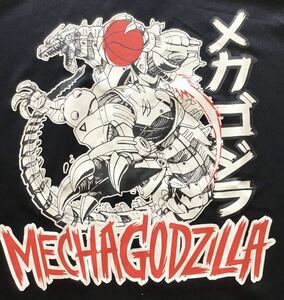  new goods MECHAGODZILLA Mechagodzilla print T-shirt . sweat speed .S size BLACK GS-004