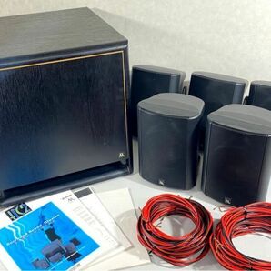 e8505 完動品 外観良好 AR Acoustic Research HC2 スピーカー サブウーファー セット EDGE S 112PS 取説/ケーブル等付の画像1