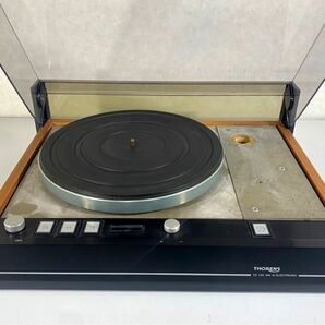 e8579 動作品 THORENS トーレンス TD126 MKIII TD126MK3 ターンテーブル TD-126 MK3 ゴムベルト付 50/60Hz共通の画像1