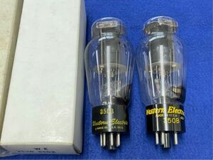 e8601 Western Electric 350B vacuum tube 2 ps Western electric 