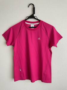 アディダス　adidas レディース Sサイズ ピンク 半袖Tシャツ
