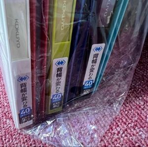 新品　コクヨ　限定版　A4　クリヤーブック　40ポケット×6冊　半額　［293］