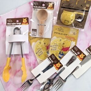 ディズニー・プーさん キッチン用品セット カトラリー ミニトング 計量メジャー コースター くまのプーさん