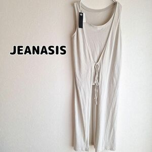 【タグ付き新品】JEANASIS ノースリーブロングワンピース 3858