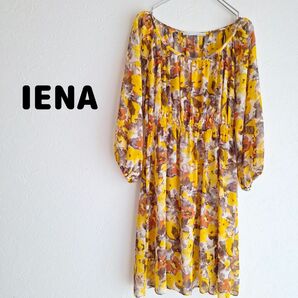 【未使用】IENA 総柄ワンピース イエナ 2758