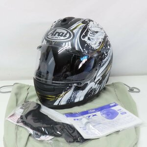 【美品】Arai アライ RX-7X KIYONARI キヨナリ フルフェイスヘルメット Mサイズ 清成龍一選手レプリカ レーサー バイク 二輪 オートバイ