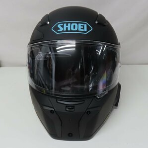 【美品】【動作確認済み】SHOEI ショウエイ OPTICSON オプティクソン フルフェイスヘルメット Lサイズ マットブラック バイク 二輪 美品の画像6