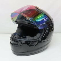 Arai アライ VECTOR-X ベクターX フルフェイスヘルメット Sサイズ ブラック バイク 二輪 オートバイ ツーリング_画像3