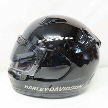 ハーレーダビッドソン×アライ XD フルフェイスヘルメット Mサイズ ブラック FXRG Arai バイク 二輪 オートバイ ツーリング コラボ_画像3
