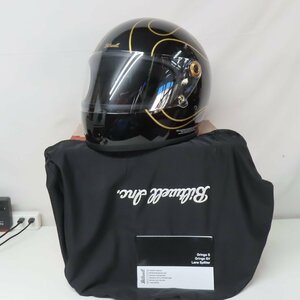 【美品】Biltwell ビルトウェル GRINGO S フルフェイスヘルメット XLサイズ グロスブラックフレイム グリンゴ バイク 二輪 オートバイ 人気