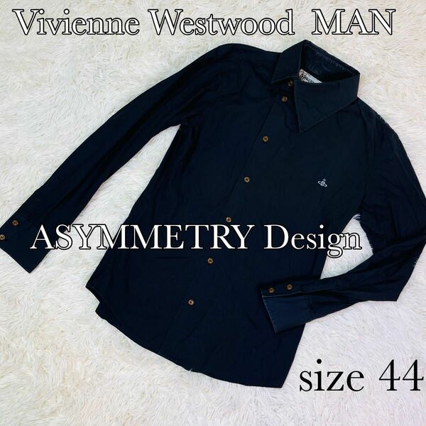 Vivienne Westwood MAN ORBオジークラークシャツ　44 ワンポイント　オーブ