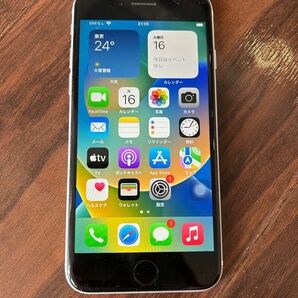 【大幅値下げ】iPhone SE 第2世代 SE2 ホワイトSIMフリー 128GB バッテリー最大容量73% 背面割れ有 