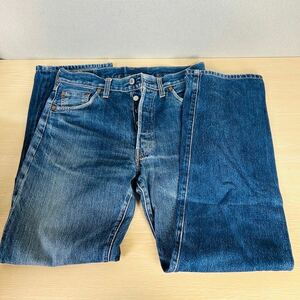 ★ Levis リーバイス 501XXジーンズ デニムパンツ501-0003米国製 ボタン 555バレンシア工場製 平置き ウエスト38cm 着丈100cm 股上29cm