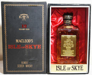 410 ヴィンテージ MACLEOD'S ISLE OF SKYE 12YEAR OLD 750ML 43° 未開封 元箱入