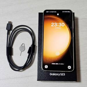 Galaxy S23　SM-S911C　楽天モバイル　クリーム　SIMフリー　本体　ギャラクシー　スマホ