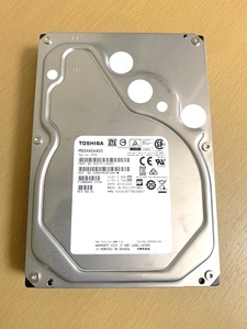 東芝 TOSHIBA 3.5インチ内蔵HDD 4TB 4000GB MD04ACA400 正常判定 3718時間　