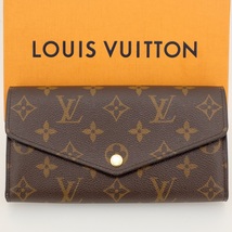 LOUIS VUITTON ルイヴィトン ポルトフォイユ・サラ 長財布（小銭入れあり） モノグラム コクリコ M62236_画像1