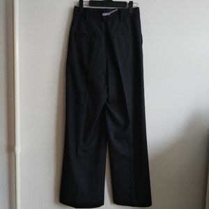 【美品】ZARA フルレングスワイドパンツ 34