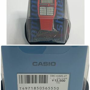 デッドストック CASIO DATA BANK MONDO STYLE カシオ データ バンク モンド スタイル DBC-63MS-4T デジタル 腕時計 稼働品 タグ,説明書の画像10