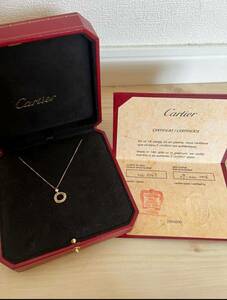 カルティエ cartier トリニティネックレス　ダイヤ　k18 K18PG 