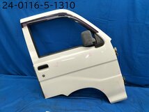 ★S210P ダイハツ　ハイゼット 農用スペシャル　平成18年　純正　運転席側　右　ドア ASSY　M3108　ミラー付　W20 ホワイト 白★_画像1