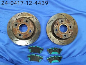 *L405S Daihatsu Sonica RS limited Heisei era 18 year after market front F slit rotor brake pad attaching PMU NS-C*