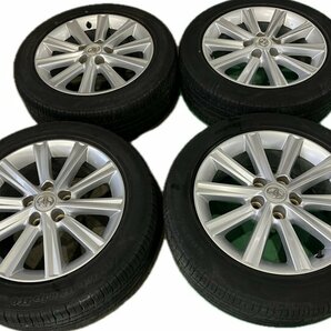 ★AVV50 トヨタ カムリ HV 純正 17インチ アルミ ホイール 4本 17×7J ＋45 PCD114.3 5穴 ハブ径60 215/55R17 タイヤ要交換★の画像1