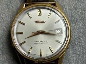 1円〜♪ SEIKO SEIKOMATIC-R　DIASHOCK セイコーマチック 自動巻き 腕時計 アンティーク