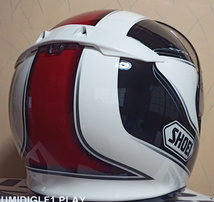 送料無料 SHOEI Z-6 SYMMETRY ショウエイ ゼットシックス XLサイズ フルフェイスヘルメット バイク オートバイ motorcycle helmet_画像7