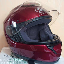 送料無料 おまけ付き SHOEI QWEST ショウエイ クエスト フルフェイスヘルメット Mサイズ バイク オートバイ motorcycle helmet_画像5