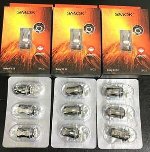 ※3箱セット※未開封品 Smok Baby V2 Coil S2 0.15ohm　コイル3個入り3箱セット　TFV8 Baby V2 Tank用　スモック　ベイビー　Stick V9 Kit