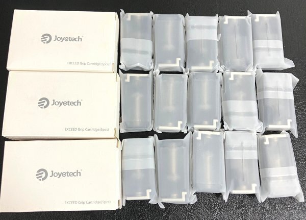 未使用品 5個入り3箱セット Joyetech Exceed Grip カートリッジ Vape ジョイテック エクシードグリップ