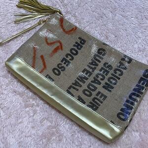 KISSACOkisako clutch bag Gold 