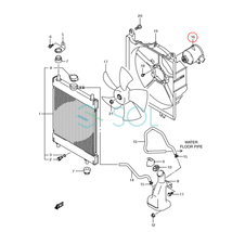 スズキ キャリィ エブリィ(DA63T DA65T) ラジエーター ラジエター ブロアファン 電動ファンモーター 17120-67H00 出荷締切18時_画像4