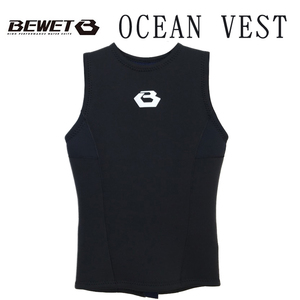 2023 BEWET ビーウェット 男性用 ウェットスーツ タッパ BE WET OCEAN 2mm VEST XLサイズ