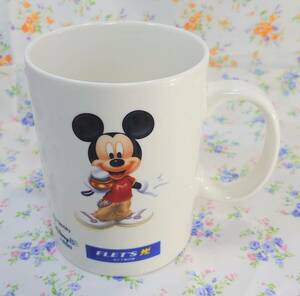 非売品[マグカップ]Disney/フレッツ光NTT東日本　ミッキーマウス＆ミニーマウス　ノベルティ品