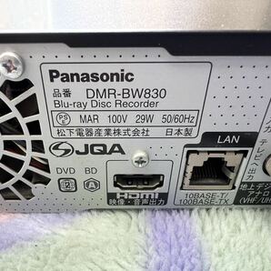 Panasonic パナソニック DMR-BW830 ブルーレイディスクレコーダー BD Blu-ray 映像機器 現状売り切りの画像8