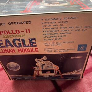 APOLL-Ⅱ アポロⅡ EAGLE LUNAR MODULE 当時物 昭和レトロ 空箱 現状売り切りの画像4