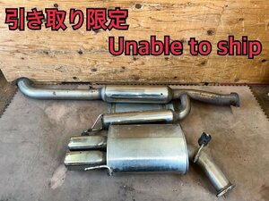  receipt limitation (pick up) H15 year Stagea NM35 VQ25 turbo nismo muffler * central pipe Nismo secondhand goods 