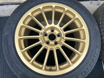 引き取り可　O・Zレーシング　17×8JJ　＋43　PCD100　4本　O・Z RACING　中古品_画像4