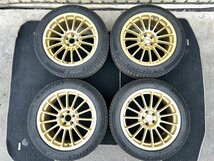 引き取り可　O・Zレーシング　17×8JJ　＋43　PCD100　4本　O・Z RACING　中古品_画像1