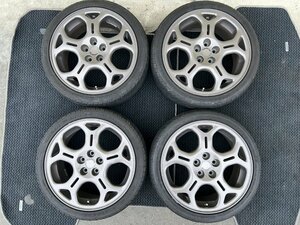 引き取り可　スバル　レガシィ　ブリッツェン　17×7JJ　＋55　PCD100　4本　日本製　中古品