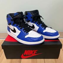 美品 USED 28.5cm NIKE AIR JORDAN 1 RETRO HIGH OG GAME ROYAL 555088-403 ナイキ エア ジョーダン1 ゲームロイヤル DUNK SB travis scot_画像2