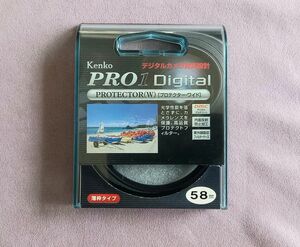 新品未使用品　Kenko PRO1D プロテクター 58mm 