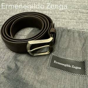 Ermenegildo Zenga Ermenegildo Zegna ремень Logo печать 