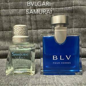 BVLGARI BVLGARY b loop ru Homme EDT Samurai light 30ml perfume set 